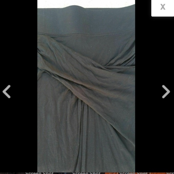 SOLD Helmut Lang Black Maxi Skirt Petite Sm Entity - Picture 4 of 7